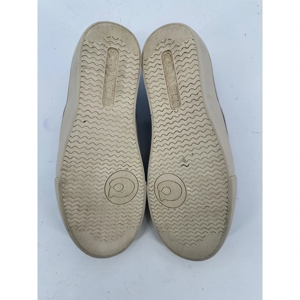 Coach Men's‎ Signature C Monogram Slip On Canvas Sneakers Blue Purple Size 7D - Picture 4 of 8